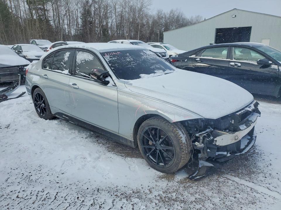 2016 BMW 3er VIN WBA8B7C56GK702896 COPART salvage auction — FRONT END, Salvage Title, sold $8,500 on 2026-07-14 (photo 4)