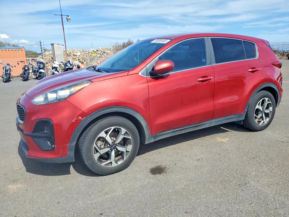 2020 Kia Sportage VIN KNDPM3ACXL7696021 COPART salvage auction — SIDE, HI - CERTIFICATE OF TITLE, sold $1,850 on 2026-07-27 (photo 1)