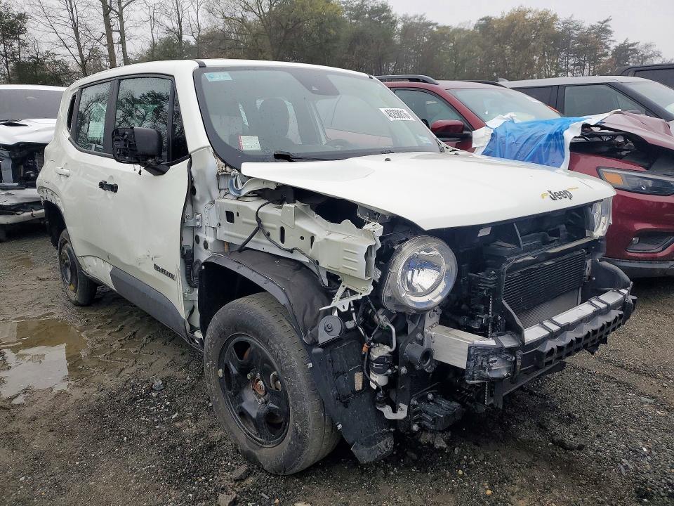 2022 Jeep Renegade VIN ZACNJDA10NPN51562 COPART salvage auction — ALL OVER, MD - CERT OF SALVAGE > 75% DAMAGE, sold $2,000 on 2026-08-14 (photo 4)