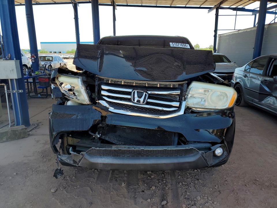 2012 Honda Pilot VIN 5FNYF3H6XCB016594 COPART salvage auction — FRONT END, Az - Cert Of Title - Salvage, sold $500 on 2026-07-02 (photo 5)