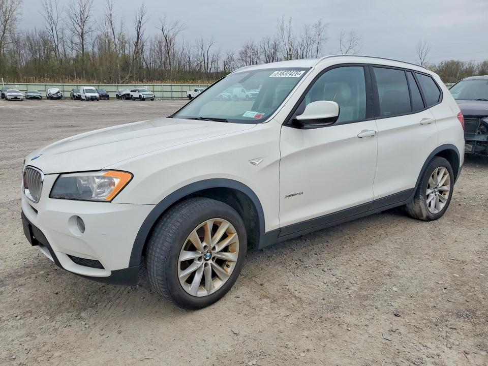 2013 BMW X3 VIN 5UXWX9C53D0A29582 COPART salvage auction — NORMAL WEAR, Ny - Certificate Of Title, sold $225 on 2026-07-27 (photo 1)