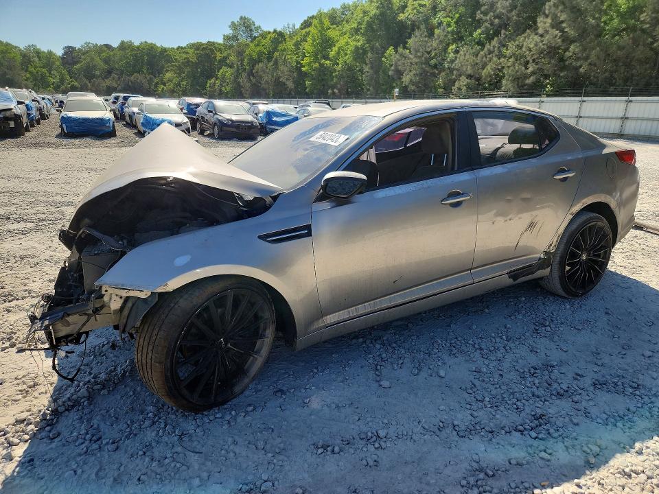 2011 Kia Optima VIN KNAGM4A74B5056726 COPART salvage auction — FRONT END, Ga - Cert Of Title-Salvage, sold $400 on 2026-07-16 (photo 1)