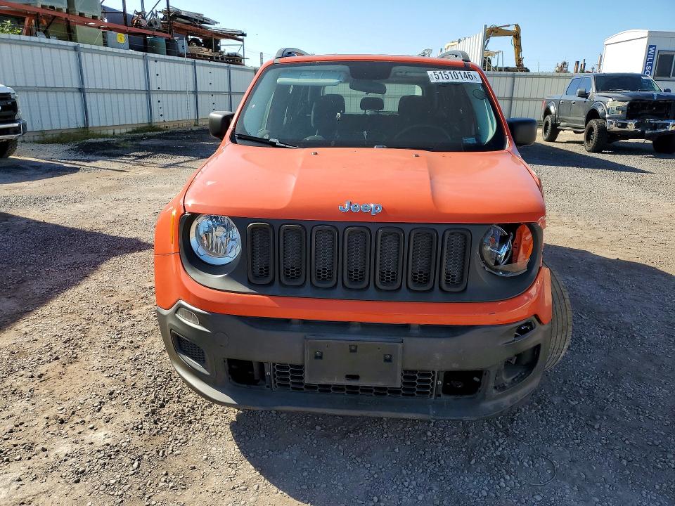 2015 Jeep Renegade VIN ZACCJAAT2FPC10370 COPART salvage auction — FRONT END, HI - CERTIFICATE OF SALVAGE, sold $2 on 2026-08-17 (photo 5)