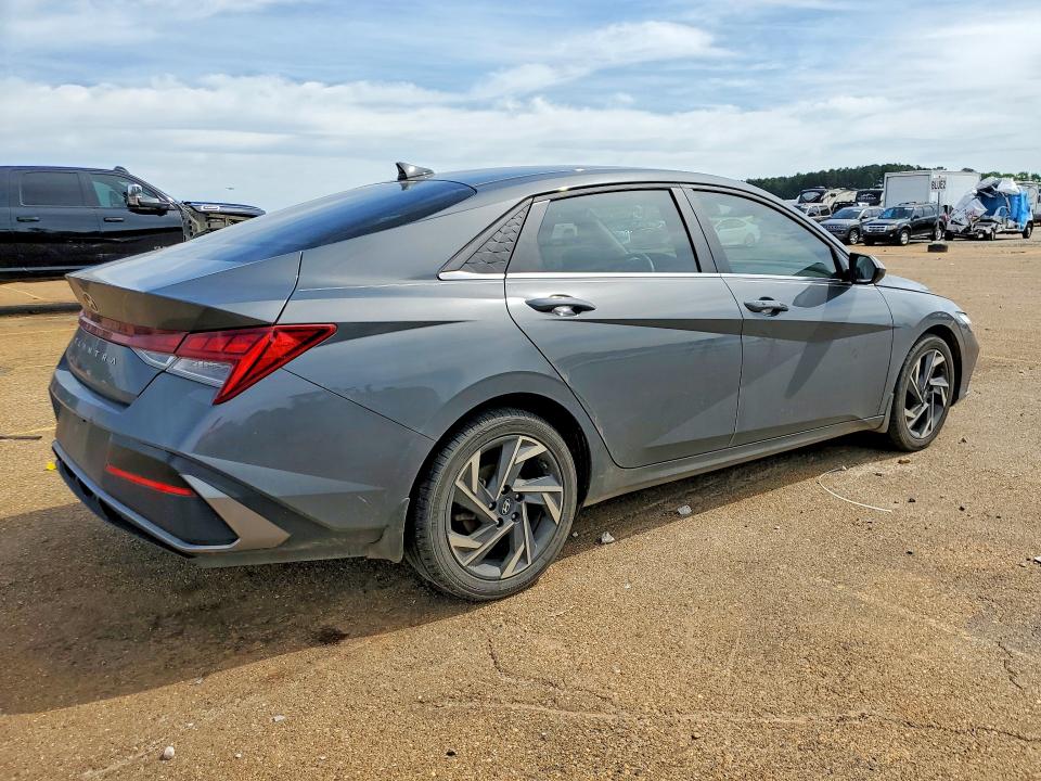 2024 Hyundai Elantra VIN KMHLS4DG3RU720285 COPART salvage auction — MECHANICAL, Tx - Certificate Of Title, sold $7,200 on 2026-07-13 (photo 3)