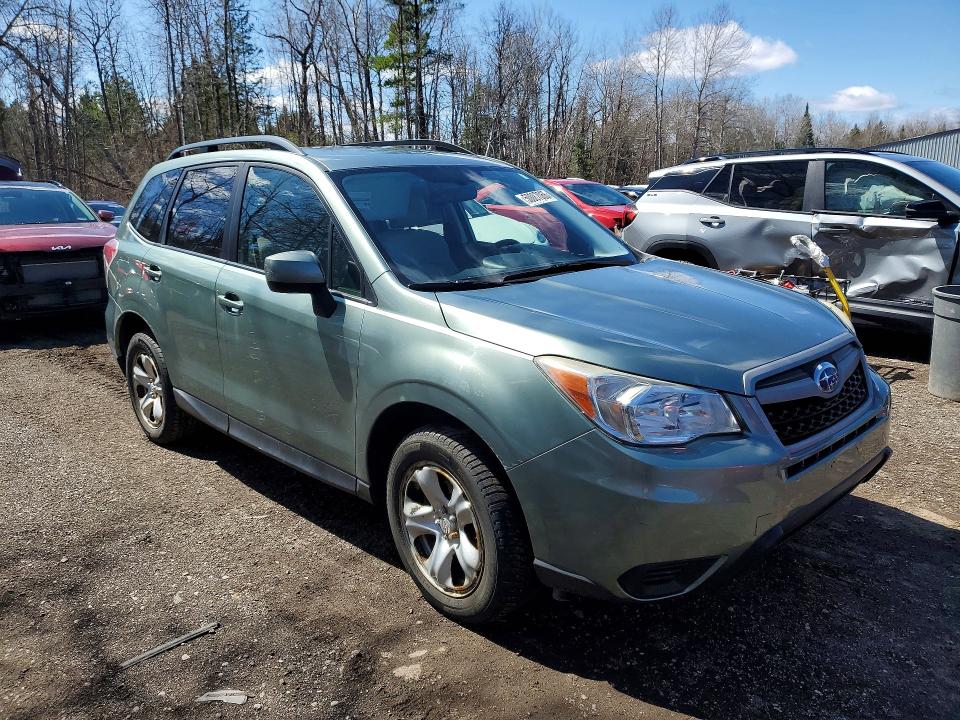 2014 Subaru Forester VIN JF2SJCAC1EH437516 COPART salvage auction — FRONT END, On - Permit No Brand - Unfit, sold $300 on 2026-07-30 (photo 4)