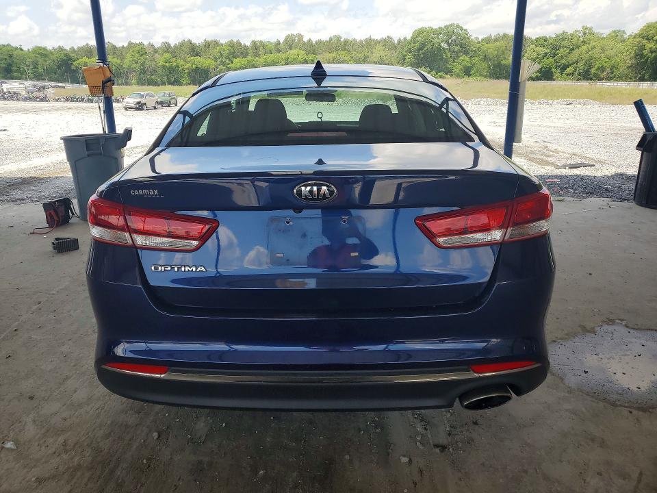 2017 Kia Optima VIN 5XXGT4L38HG162990 COPART salvage auction — SIDE, Salvage Title, sold $1,400 on 2026-07-30 (photo 6)