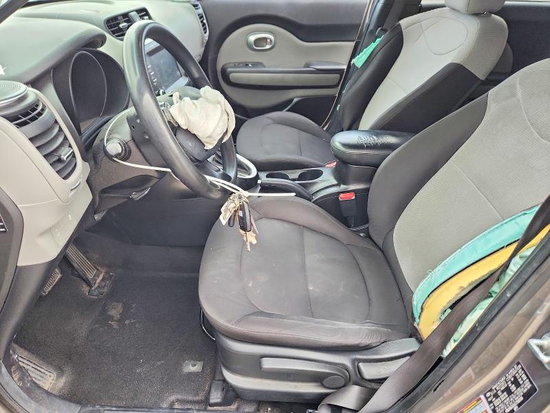 2018 Kia Soul VIN KNDJN2A24J7560016 COPART salvage auction — FRONT END, Tx - Salvage Vehicle Title, sold $900 on 2026-07-09 (photo 7)