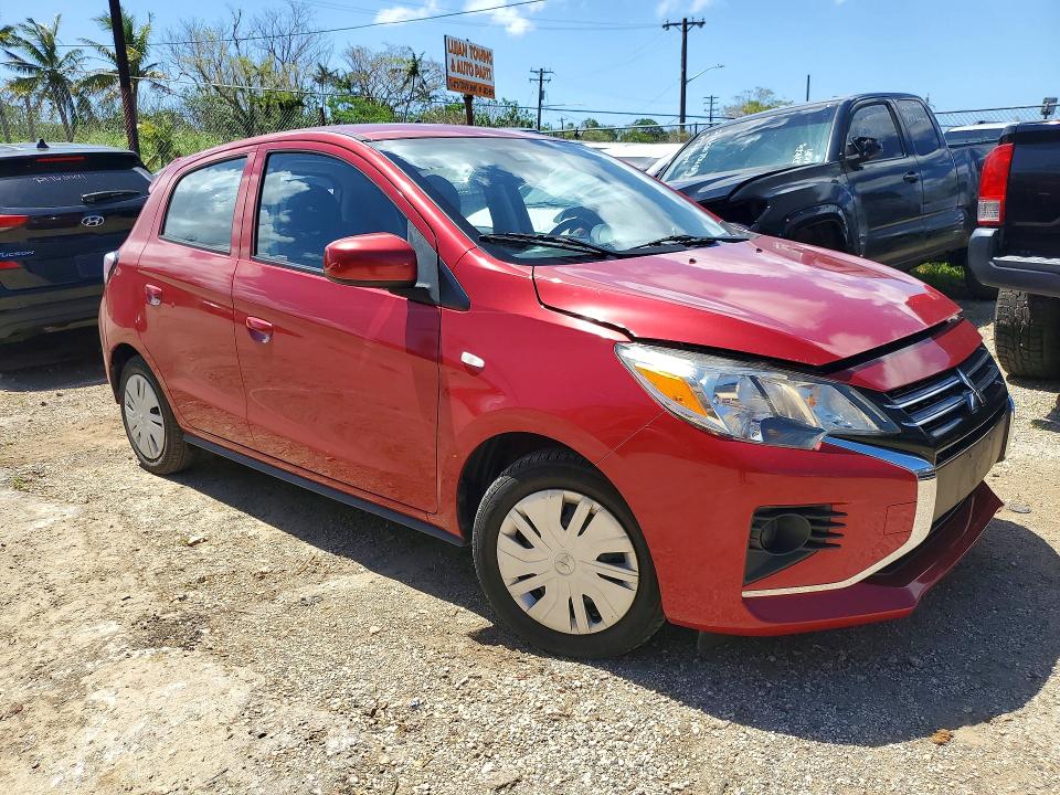 2023 Mitsubishi Mirage VIN ML32AUHJ3PH000311 COPART salvage auction — WATER/FLOOD, HI, sold $5 on 2026-08-24 (photo 4)