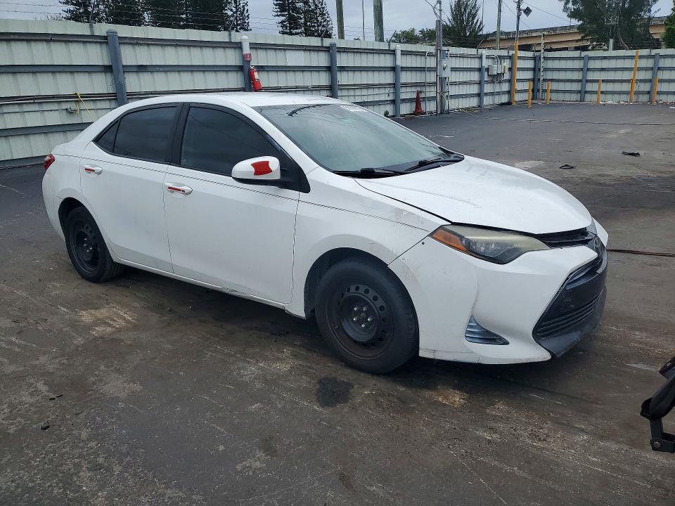 2017 Toyota Corolla VIN 5YFBURHE4HP697692 COPART salvage auction — MECHANICAL, Fl - Certificate Of Title (P), sold $4,300 on 2026-07-06 (photo 4)
