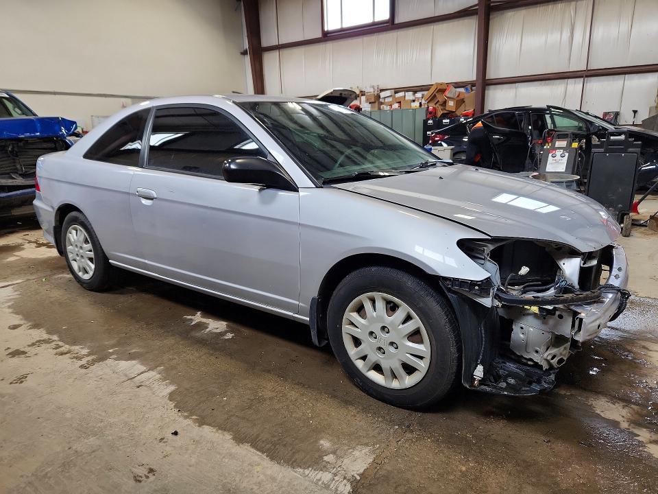 2004 Honda Civic VIN 1HGEM22574L808821 COPART salvage auction — FRONT END, AB - BOS - SALVAGE, sold $475 on 2026-07-02 (photo 4)