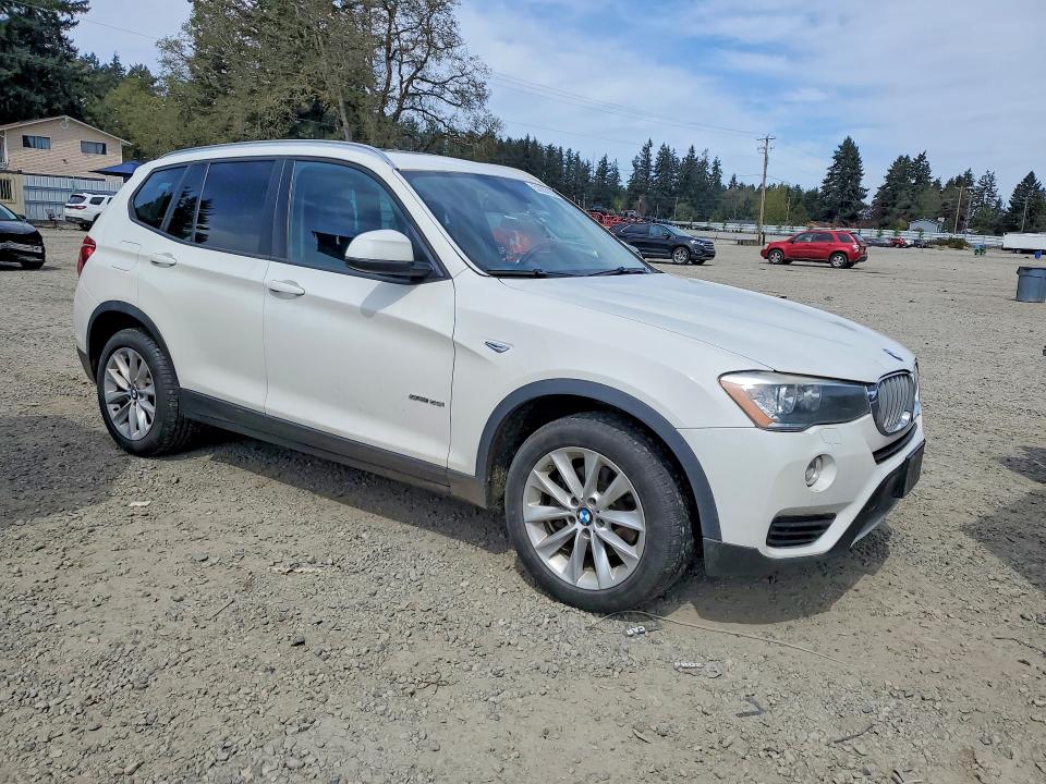 2017 BMW X3 VIN 5UXWZ7C57H0T44077 COPART salvage auction — REAR END, Ca - Dis/Dlr/Exp Only Clean Title (P), sold $875 on 2026-07-07 (photo 4)