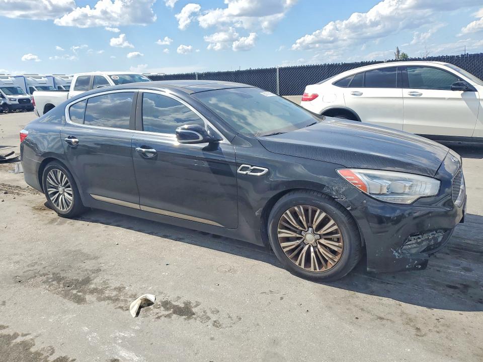2016 Kia K900 VIN KNALT4D39G6031302 COPART salvage auction — FRONT END, In - Certificate Of Title, sold $2,250 on 2026-07-30 (photo 4)