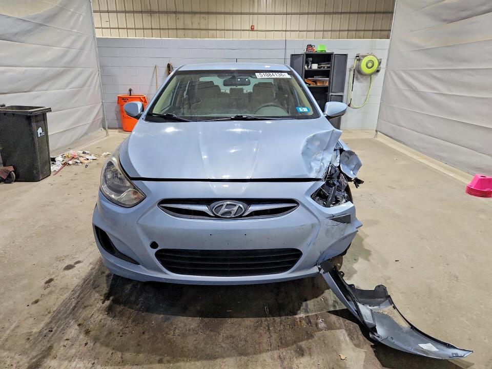 2014 Hyundai Accent VIN KMHCT4AE9EU720351 COPART salvage auction — FRONT END, NH - CERT OF TITLE-SALVAGE, sold $325 on 2026-07-02 (photo 5)
