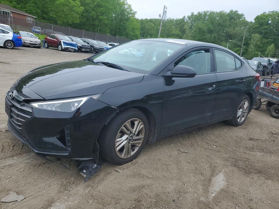 2020 Hyundai Elantra VIN KMHD84LF4LU056243 COPART salvage auction — FRONT END, Md - Cert Of Salvage < 75% Damage, sold $2,200 on 2026-07-23 (photo 1)