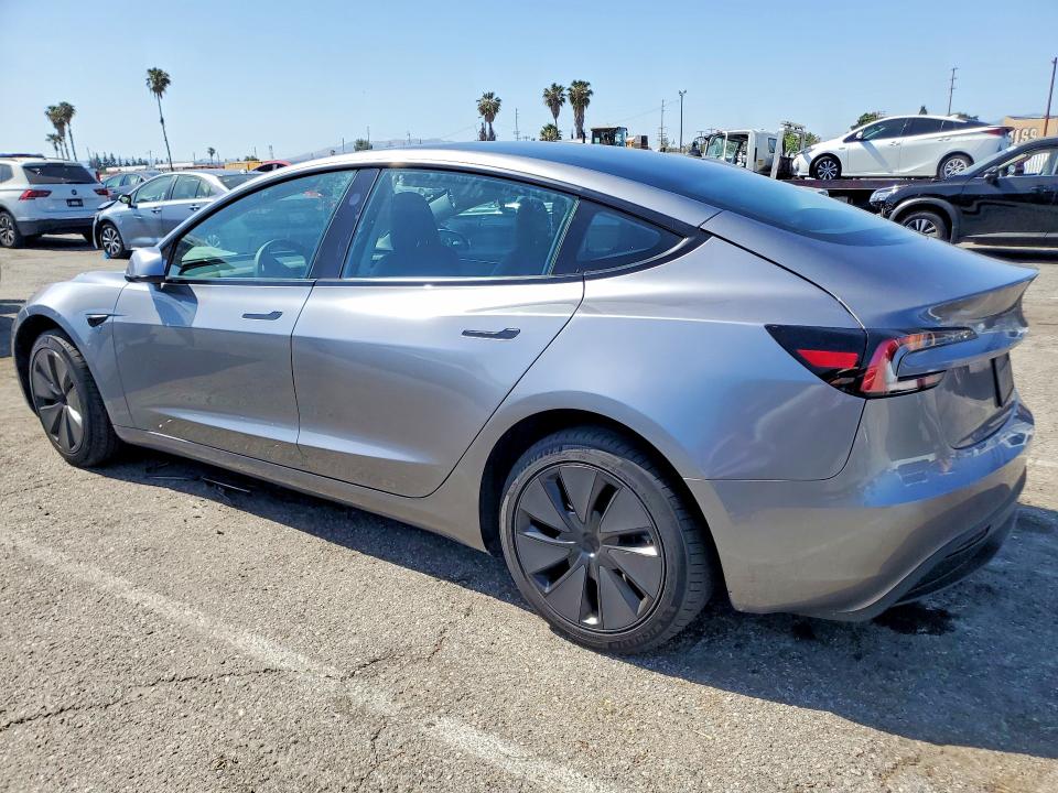 2025 Tesla Model 3 VIN 5YJ3E1EA1SF936218 COPART salvage auction — FRONT END, Ca - Salvage Certificate, sold $7,300 on 2026-07-28 (photo 2)