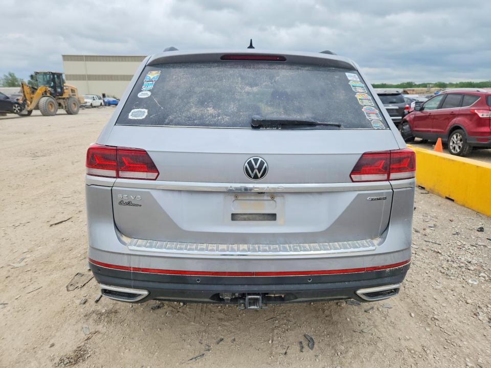 2023 Volkswagen Atlas VIN 1V2HR2CA8PC528451 COPART salvage auction — HAIL, Ks - Cert Of Title-Salvage, sold $9,700 on 2026-07-02 (photo 6)