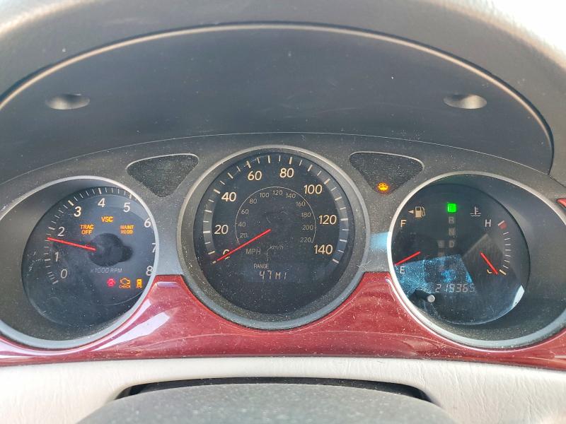 2004 Lexus ES VIN JTHBA30G040003117 COPART salvage auction — FRONT END, Md - Cert Of Salvage > 75% Damage, sold $725 on 2026-07-07 (photo 9)