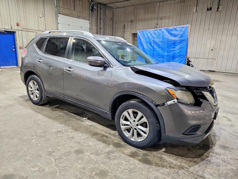 2015 Nissan Rogue VIN KNMAT2MV7FP504218 COPART salvage auction — FRONT END, Nh - Cert Of Title-Salvage, sold $100 on 2026-07-28 (photo 4)