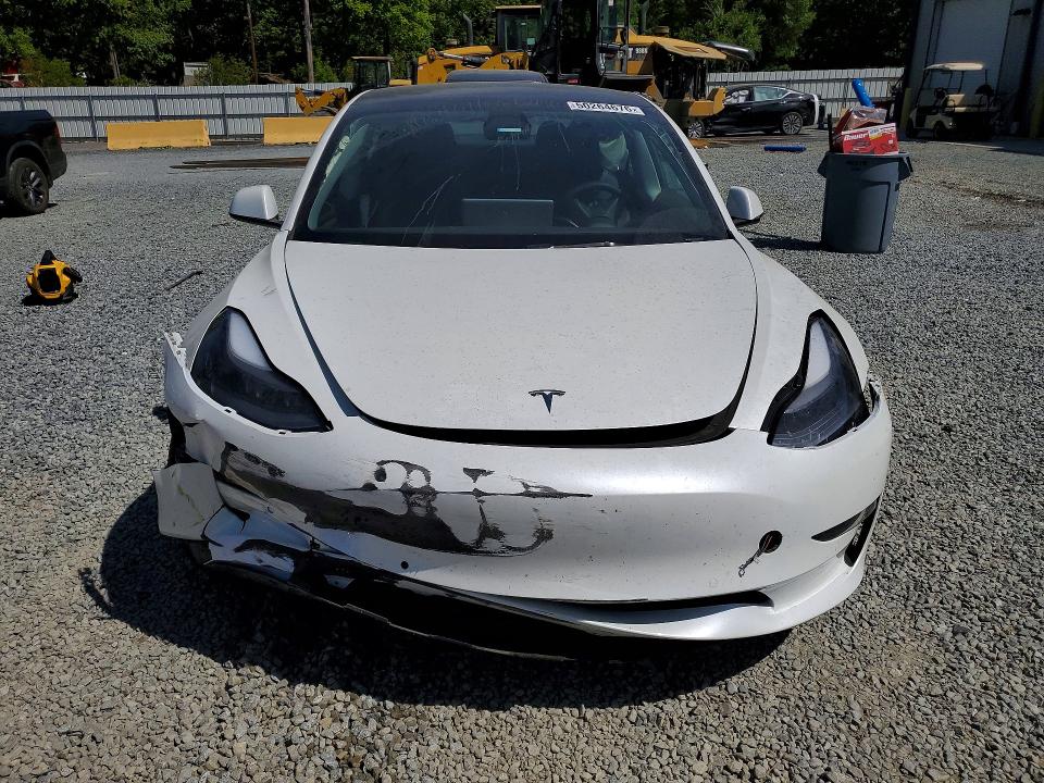 2021 Tesla Model 3 VIN 5YJ3E1EA9MF093971 COPART salvage auction — FRONT END, Ca - Salvage Certificate, sold $4,550 on 2026-07-16 (photo 5)