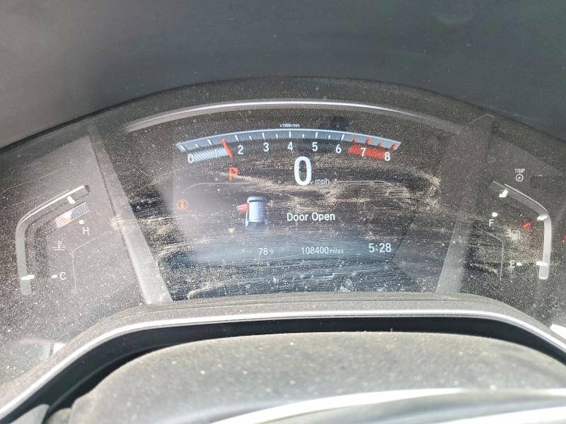 2018 Honda Cr-v VIN 7FARW1H85JE030284 COPART salvage auction — REAR END, Tx - Salvage Vehicle Title, sold $6,500 on 2026-07-09 (photo 9)