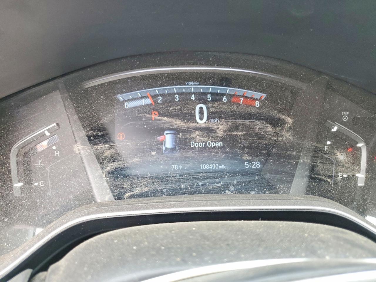 2018 Honda CR-V VIN 7FARW1H85JE030284 COPART salvage auction — Rear End, TX - SALVAGE VEHICLE TITLE, sold $6,500 on 2026-06-25 (photo 9)