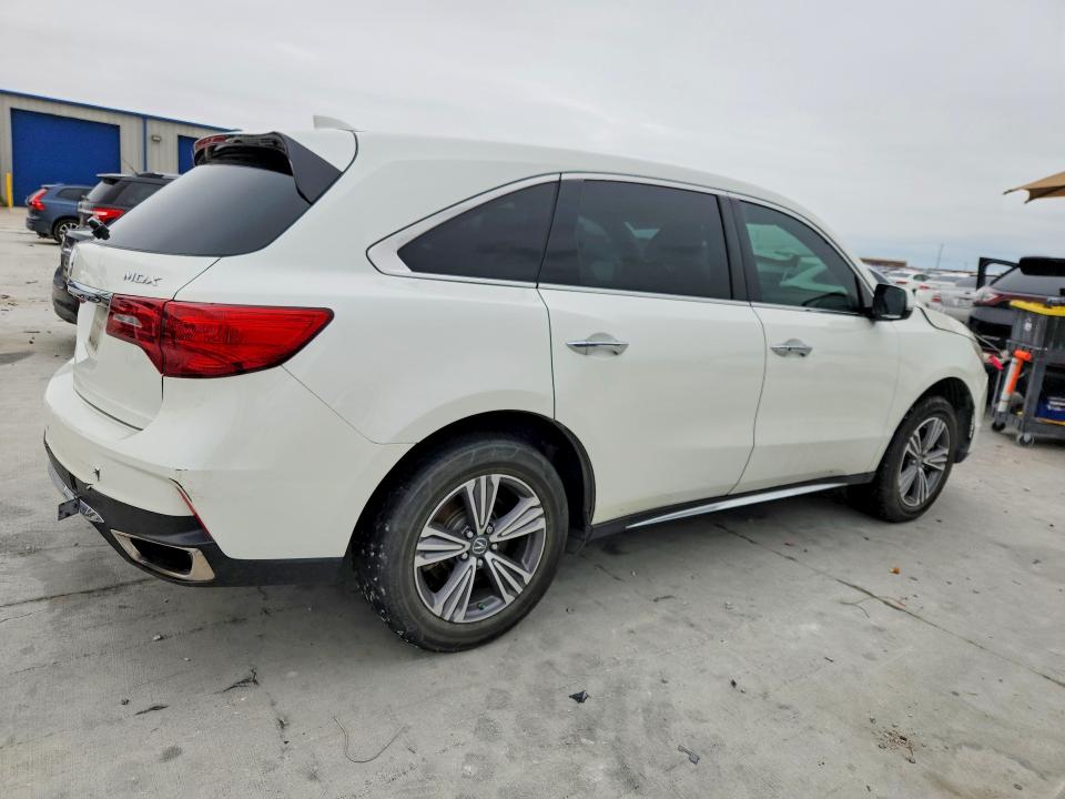 2019 Acura Mdx VIN 5J8YD3H33KL009740 COPART salvage auction — FRONT END, Tx - Salvage Vehicle Title, sold $7,800 on 2026-07-02 (photo 3)