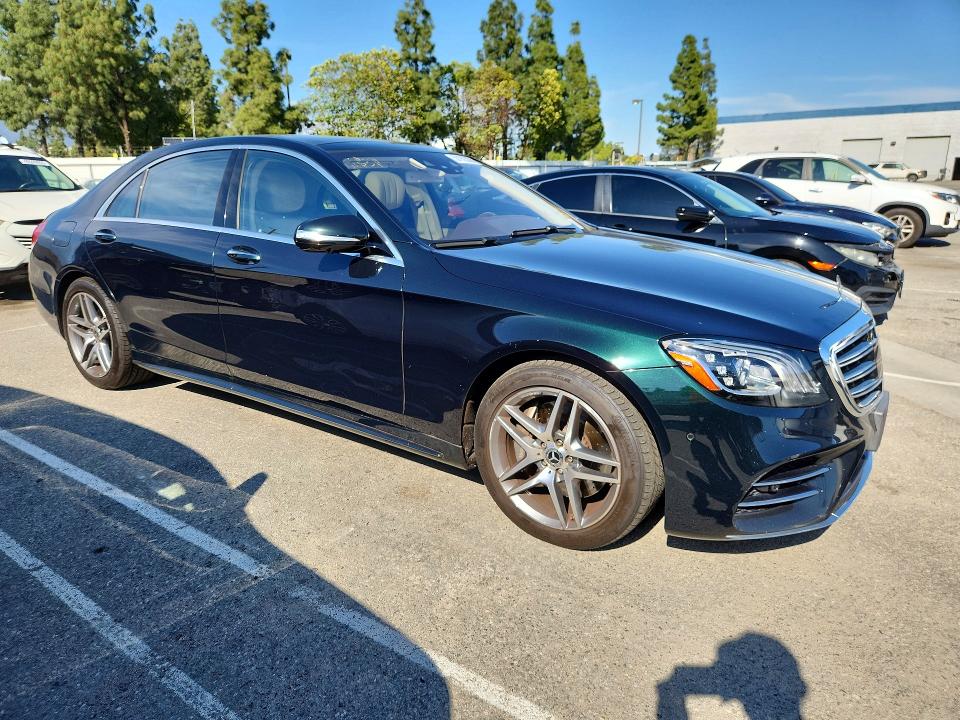 2018 Mercedes-benz S-klasse VIN WDDUG8DB0JA381938 COPART salvage auction — MINOR DENT/SCRATCHES, Ca - Dis/Dlr/Exp Only Clean Title (P), sold $18,300 on 2026-07-28 (photo 4)
