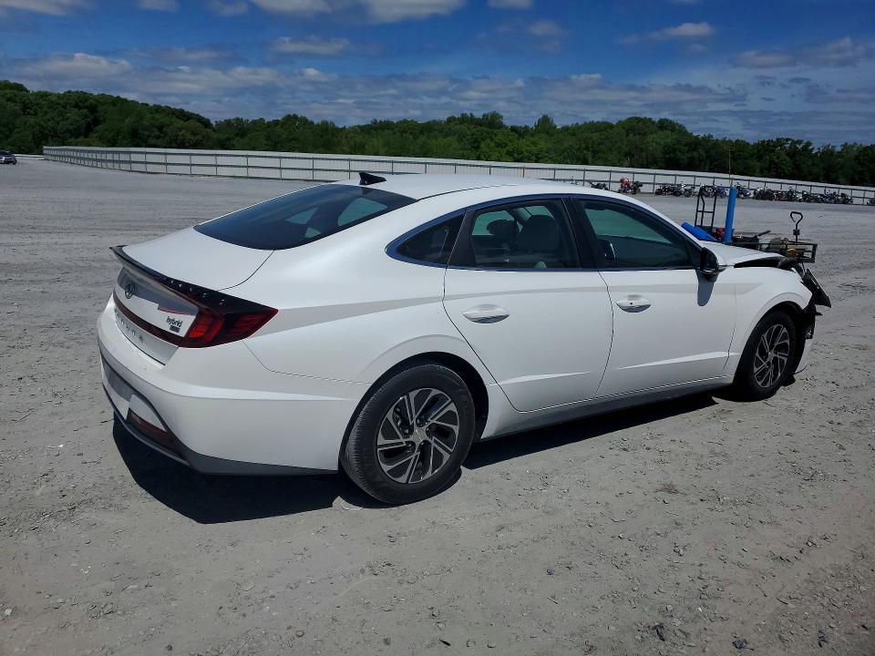 2021 Hyundai Sonata VIN KMHL24JJ7MA035118 COPART salvage auction — FRONT END, Nc - Salvage Certificate Of Title, sold $5,100 on 2026-07-08 (photo 3)