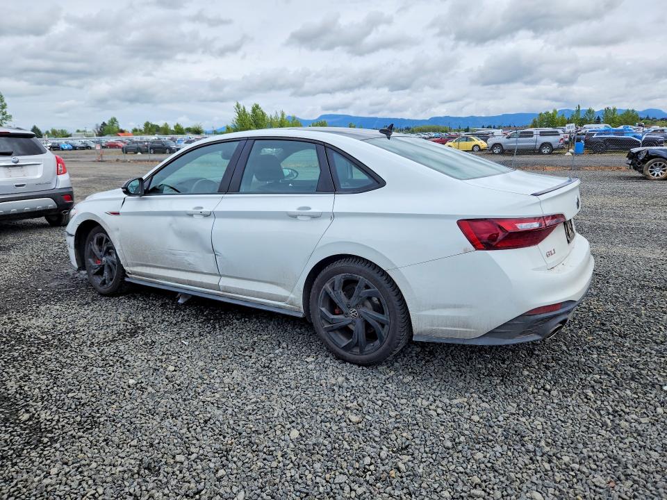2023 Volkswagen Jetta VIN 3VW1T7BU5PM039417 COPART salvage auction — FRONT END, Id - Salvage Certificate Of Title, sold $8,400 on 2026-07-28 (photo 2)