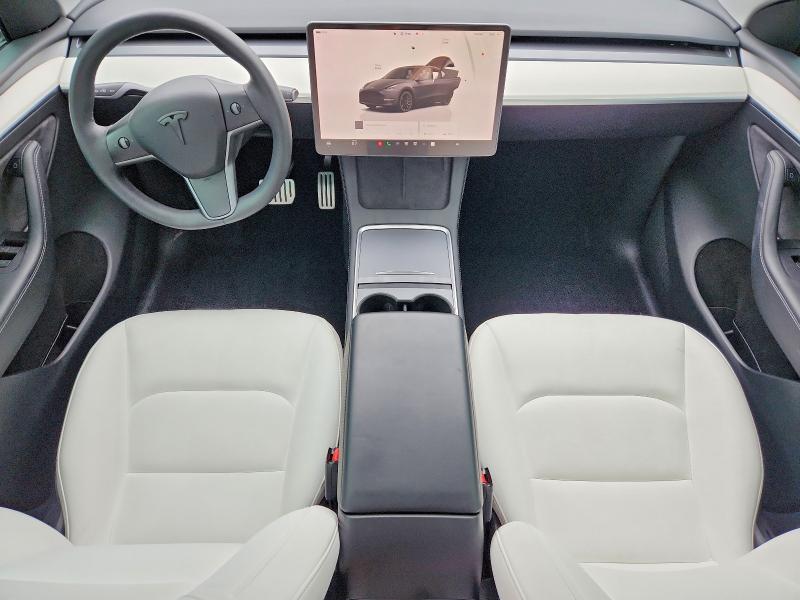 2023 Tesla Model y VIN 7SAYGDEF6PF620921 COPART salvage auction — FRONT END, Tx - Certificate Of Title, sold $5,100 on 2026-07-17 (photo 8)