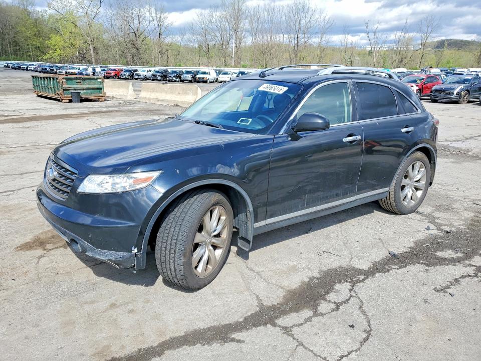 2007 Infiniti FX VIN JNRBS08W27X400218 COPART salvage auction — MINOR DENT/SCRATCHES, NY - CERTIFICATE OF TITLE, sold $400 on 2026-09-03 (photo 1)