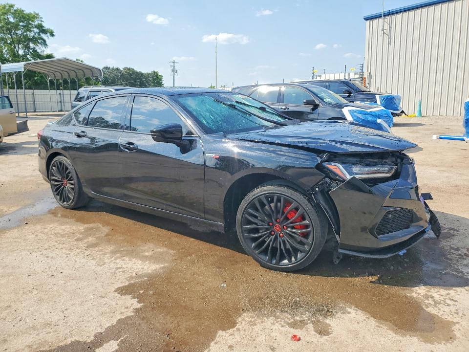 2022 Acura Tlx VIN 19UUB7F0XNA001428 COPART salvage auction — FRONT END, Sc - Cert Of Title-Salvage, sold $4,400 on 2026-07-04 (photo 4)
