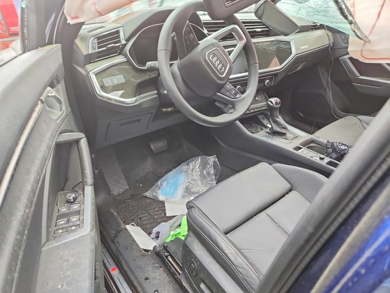 2024 Audi Q3 VIN WA1DECF3XR1182250 COPART salvage auction — ROOF, Nj - Cert Of Title-Salvage, sold $3,600 on 2026-08-03 (photo 8)