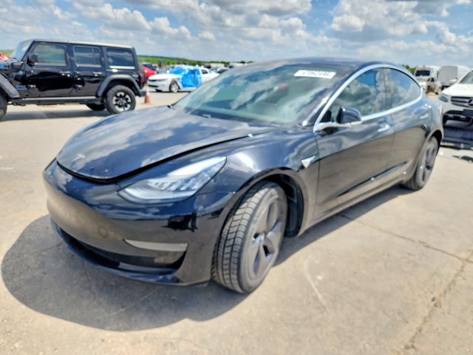 2019 Tesla Model 3 VIN 5YJ3E1EAXKF486276 COPART salvage auction — REAR END, Tx - Certificate Of Title, sold $10,400 on 2026-07-09 (photo 1)