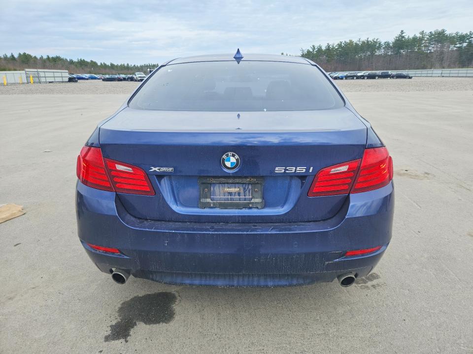 2015 BMW 5 series VIN WBA5B3C55FD546509 COPART salvage auction — NORMAL WEAR, Me - Cert Of Title-Salvage Collisio, sold $2,350 on 2026-07-10 (photo 6)