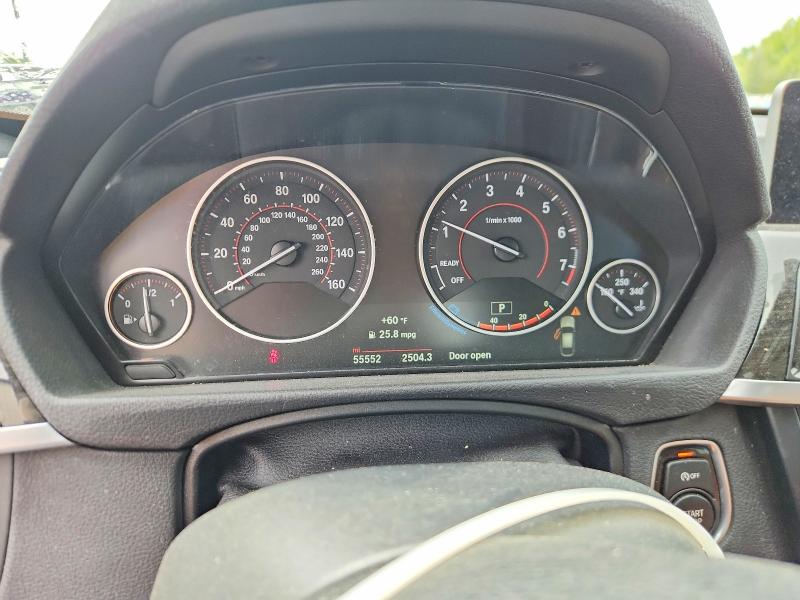 2016 BMW 3er VIN WBA8Z5C54GG502098 COPART salvage auction — FRONT END, Nj - Cert Of Title-Salvage, sold $4,550 on 2026-07-21 (photo 9)