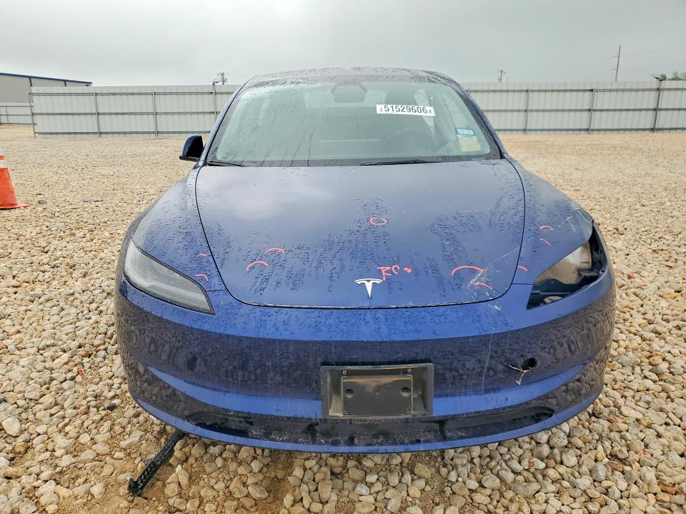 2024 Tesla Model 3 VIN 5YJ3E1EB1RF792396 COPART salvage auction — SIDE, TX, sold $450 on 2026-07-30 (photo 5)