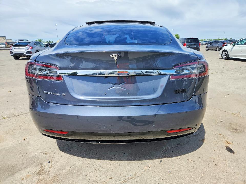 2016 Tesla Model s VIN 5YJSA1E12GF151575 COPART salvage auction — FRONT END, Ca - Salvage Certificate, sold $1,750 on 2026-07-27 (photo 6)
