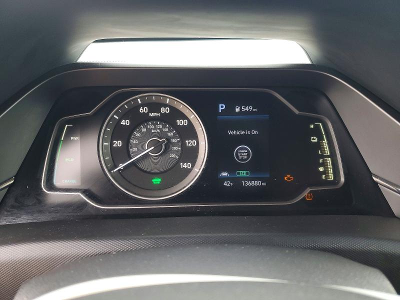 2020 Hyundai Ioniq VIN KMHC65LCXLU241748 COPART salvage auction — FRONT END, Id - Salvage Certificate Of Title, sold $3,000 on 2026-07-15 (photo 9)