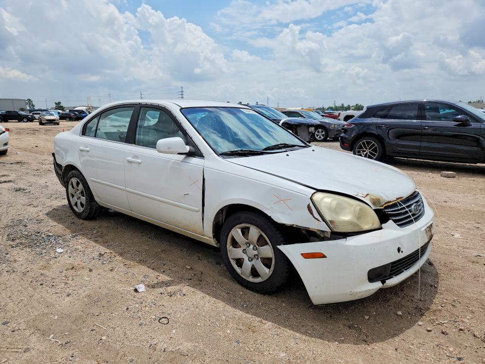 2007 Kia Optima VIN KNAGE123X75094928 COPART salvage auction — REAR END, TX - SALVAGE VEHICLE TITLE (P), sold $200 on 2026-07-21 (photo 4)