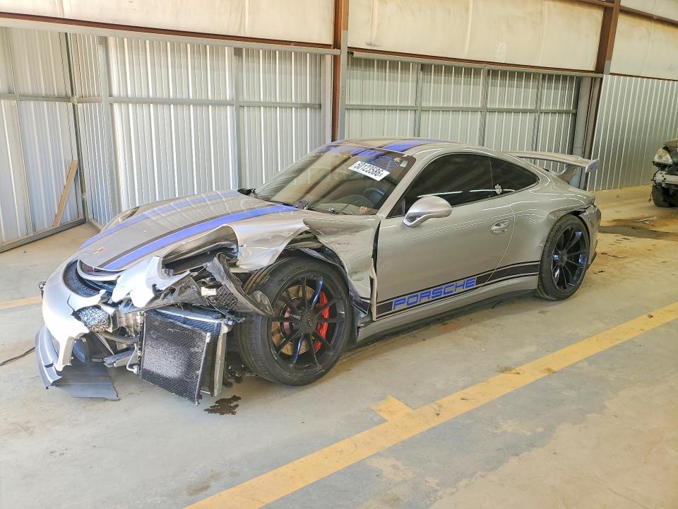 2014 Porsche 911 VIN WP0AC2A91ES183618 COPART salvage auction — FRONT END, NC - SALVAGE CERTIFICATE OF TITLE, sold $50,500 on 2026-07-23 (photo 1)