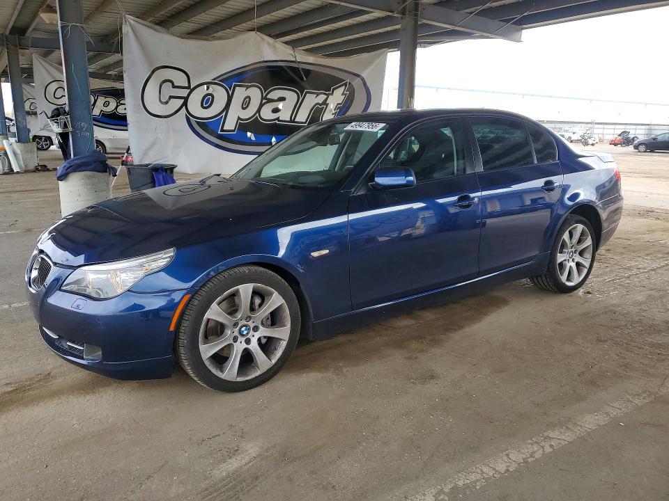 2008 BMW 5er VIN WBANV93568CZ67979 COPART salvage auction — FRONT END, Ca - Salvage Certificate, sold $1,350 on 2026-07-02 (photo 1)