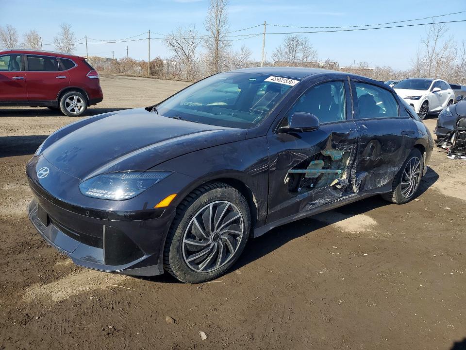 2025 Hyundai Ioniq 6 VIN KMHM34AC1SA096089 COPART salvage auction — SIDE, Qc - Gravement Accidente, sold $4,200 on 2026-07-21 (photo 1)