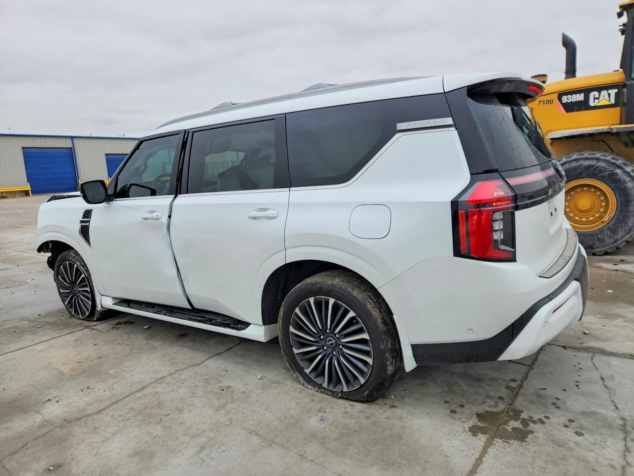 2025 Nissan Armada VIN JN8AY3CCXS9200844 COPART salvage auction — Front End, TX - SALVAGE VEHICLE TITLE, sold $40,750 on 2026-06-26 (photo 2)