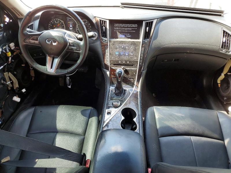 2019 Infiniti Q50 VIN JN1EV7AR6KM554087 COPART salvage auction — FRONT END, Pa - Certificate Of Salvage, sold $3,550 on 2026-07-10 (photo 8)
