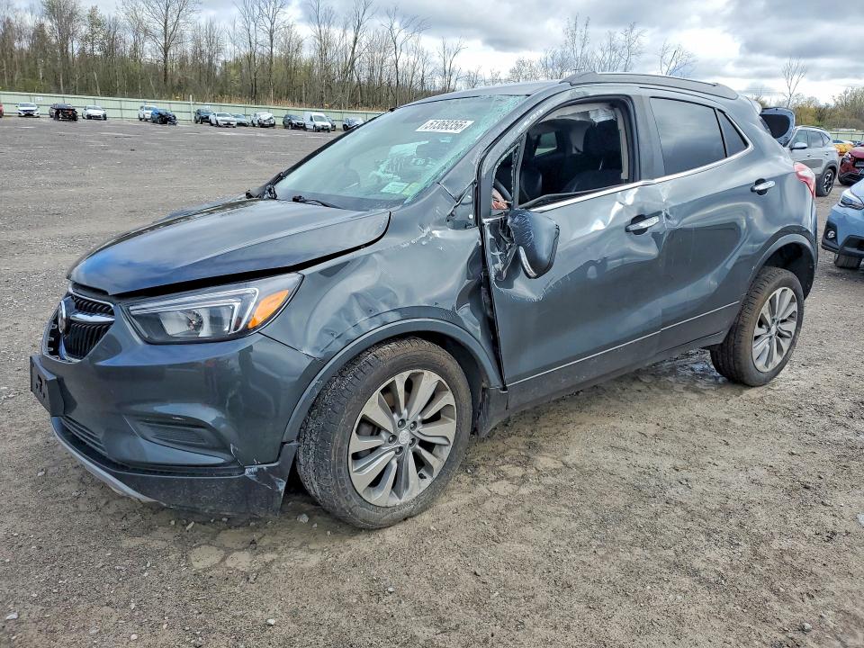 2018 Buick Encore VIN KL4CJESB2JB590756 COPART salvage auction — ROLLOVER, NY - MV-907A SALVAGE CERTIFICATE, sold $225 on 2026-07-20 (photo 1)