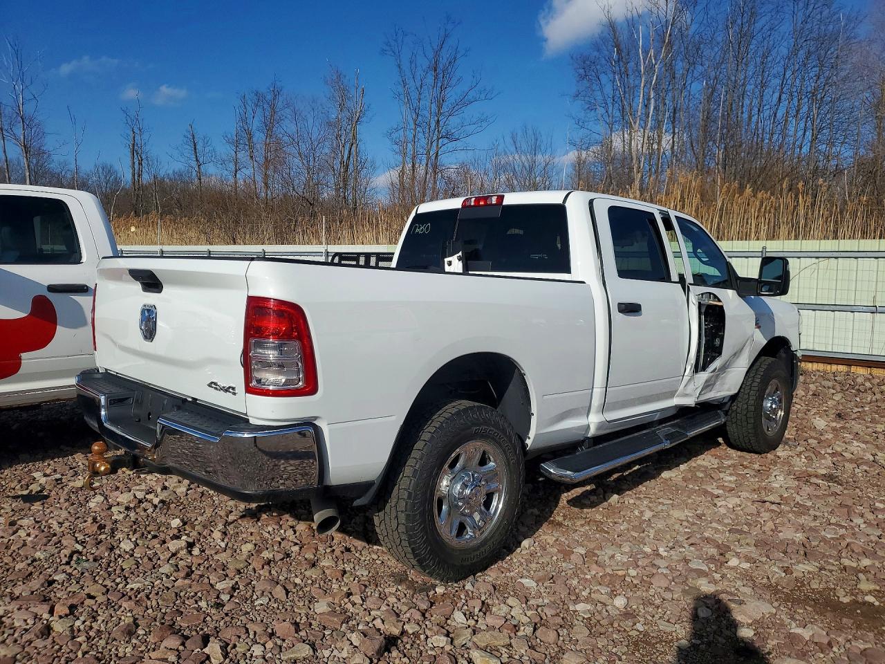 2024 Ram 3500 VIN 3C63R3CL1RG166974 COPART salvage auction — Side, NY - MV-907A SALVAGE CERTIFICATE, sold $18,100 on 2026-05-20 (photo 3)