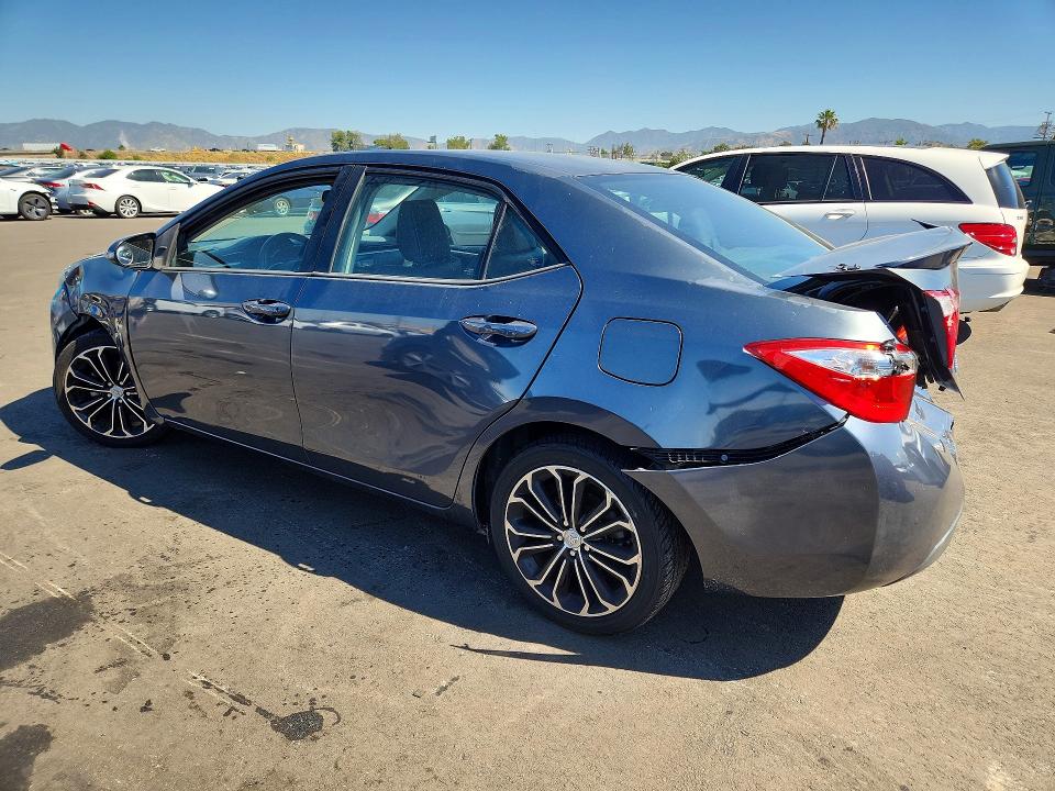 2015 Toyota Corolla VIN 5YFBURHE8FP267757 COPART salvage auction — REAR END, Salvage Title, sold $2,550 on 2026-07-20 (photo 2)