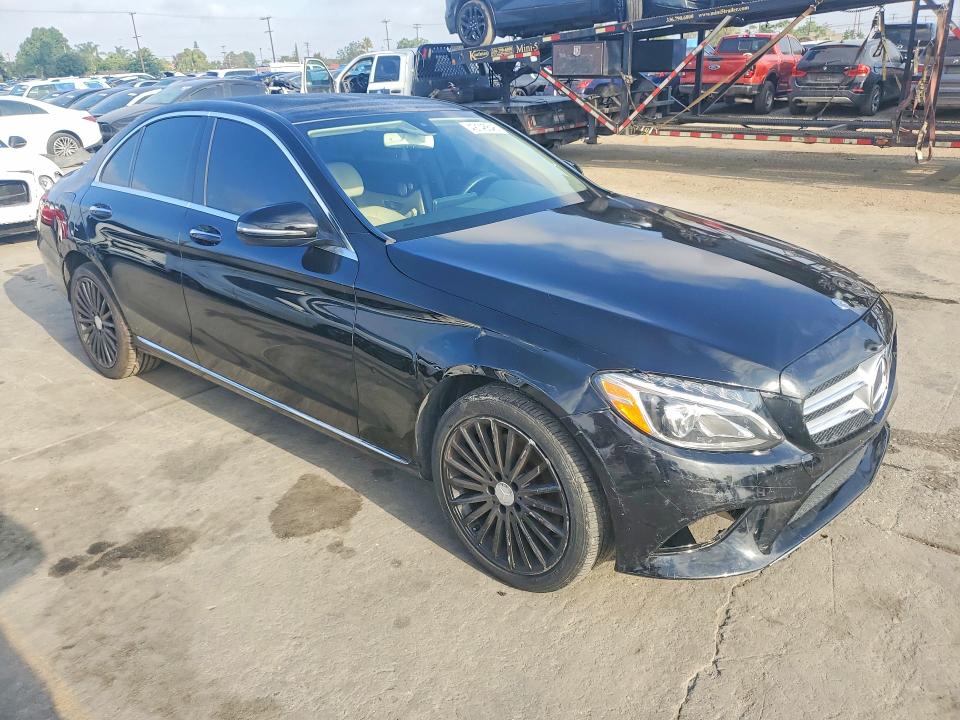 2019 Mercedes-benz C class VIN 55SWF8EB0KU316423 COPART salvage auction — FRONT END, Ca - Salvage Certificate, sold $12,000 on 2026-07-29 (photo 4)