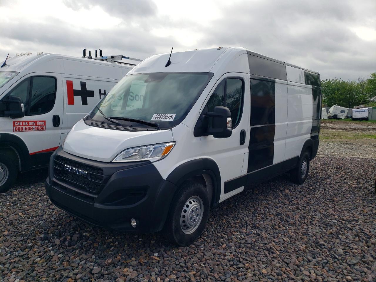 2025 Ram ProMaster 2500 VIN 3C6LRVDG6SE544527 — COPART salvage auction photo